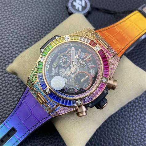 hublot rainbow replica|hublot knockoff watches.